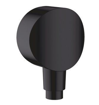 Подключение для душевого шланга Hansgrohe Fixfit 26453670 чёрный матовый 421509 фото