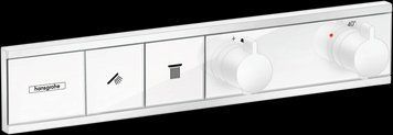 Змішувач для ванни та душу Hansgrohe RainSelect 15380700 прихованого монтажу з термостатом (білий матовий) 305039 фото