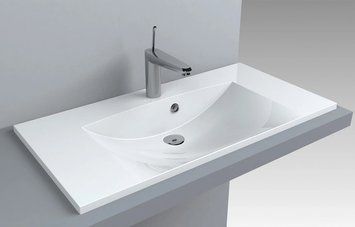 Умывальник Fancy Marble Amelia 900x460 мм (0709103) белый матовый 369866 фото