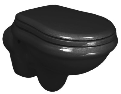 Унитаз подвесной Kerasan Retro 101504 (чёрный) 267164 фото