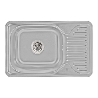 Кухонна мийка Lidz 6642 Micro Decor 0,8 мм (LIDZ664208MICDEC) 385008 фото
