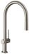 Смеситель для кухни Hansgrohe Talis M54 210 72802800 с душем (нержавеющая сталь) 304620 фото 1