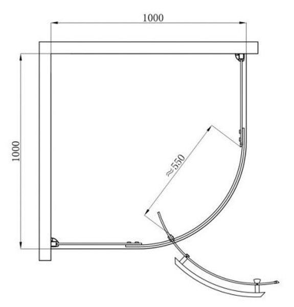 Душевая кабина Devit Comfort 100x100 см, прозрачное стекло FEN1223 127581 фото