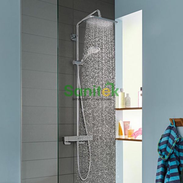 Душова система Hansgrohe Croma E 280 EcoSmart 27660000 з термостатом (хром) 304855 фото