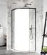 Бічна стінка Radaway Idea Black PDD 90x80 R (387150-54-01) чорний профіль/скло прозоре 280713 фото 1