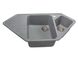 Гранітна мийка Miraggio Tirion (0000040) gray/сіра 502530 фото 5