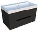 Тумба с умывальником Fancy Marble (Буль-Буль) Stella 100 Stiven (графит матовый) 1007507 фото 1