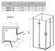 Душевая кабина Ravak SmartLine SMSRV4-80x80 (1SV44A00Z1) хромированный профиль/стекло Transparent 94328 фото 5