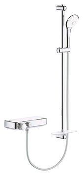 Смеситель для душа Grohe Grohtherm SmartControl 34721000 с термостатом и душевым набором (хром) 261908 фото