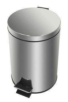 Ведро для мусора Kroner KRM Rizze - ACE412 5 л (хром) 697514 фото