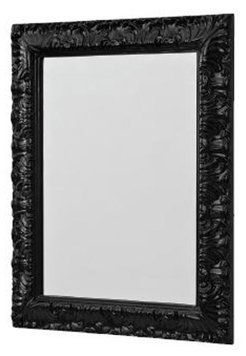 Дзеркало для ванної кімнати ArtCeram Italiana 70х90 см ACS002 03 чорний 221826 фото