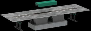 Душевой трап Hansgrohe uBox universal &oslash;50 (56024180) 800 мм без решетки 491350 фото