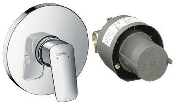 Смеситель для душа Hansgrohe Logis 71666000 скрытого монтажа (хром) 129541 фото