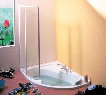Шторка для ванны Ravak VSK2 Rosa 140 L (76L70100Z1) белый профиль/стекло Transparent (левая) 151470 фото