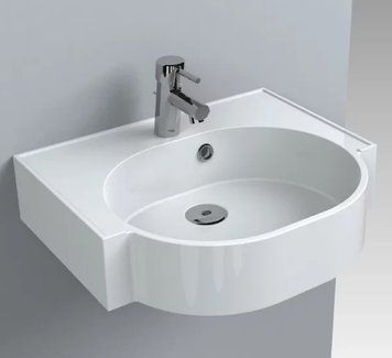 Умывальник Fancy Marble Comfort 512x445 мм (0905103) белый матовый 369871 фото