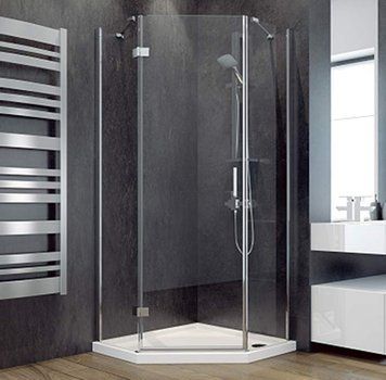 Душевая кабина Besco Viva 90x90 (V5P-90-195-C) профиль хром/стекло прозрачное 371716 фото