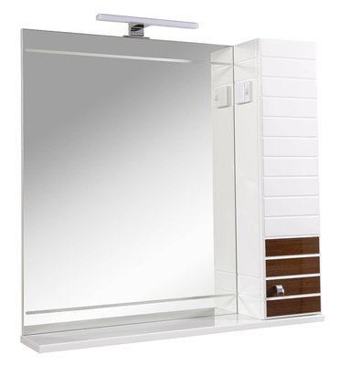 Зеркало для ванной комнаты Аква Родос Империал 85 (АР0002070) венге 126102 фото