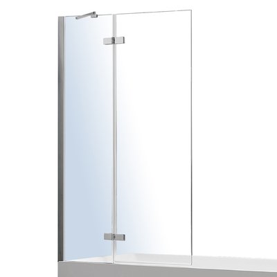 Шторка для ванны Volle 100 (10-11-102) профиль хром/стекло прозрачное 370512 фото