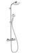 Душевая система Hansgrohe Crometta 160 1jet Showerpipe 27264400 с термостатом (белый/хром) 126886 фото 1