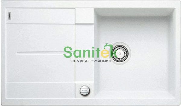 Гранітна мийка Blanco Metra 5S-F (519099) білий 142841 фото