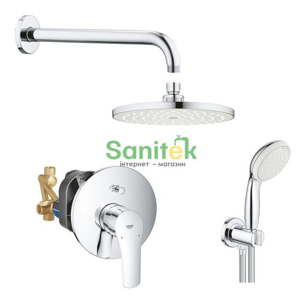 Душевая система Grohe Eurosmart new UA25183004 (хром) 538671 фото