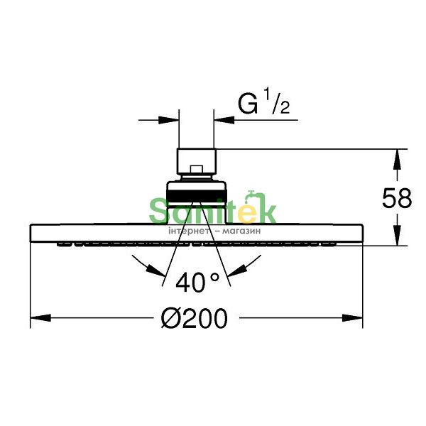 Душевая система Grohe Eurosmart new UA25183004 (хром) 538671 фото