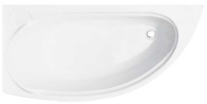 Ванна акрилова Besco Mini 150x70 (WAM-150-MNL) без ніжок, ліва 371465 фото