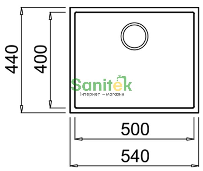 Гранитная мойка Teka Square 50.40 TG (115230024) белый 418755 фото