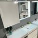 Зеркало для ванной комнаты Fancy Marble (Буль-Буль) Jamaica 125 (2807 ШН) белое правое 370117 фото 3