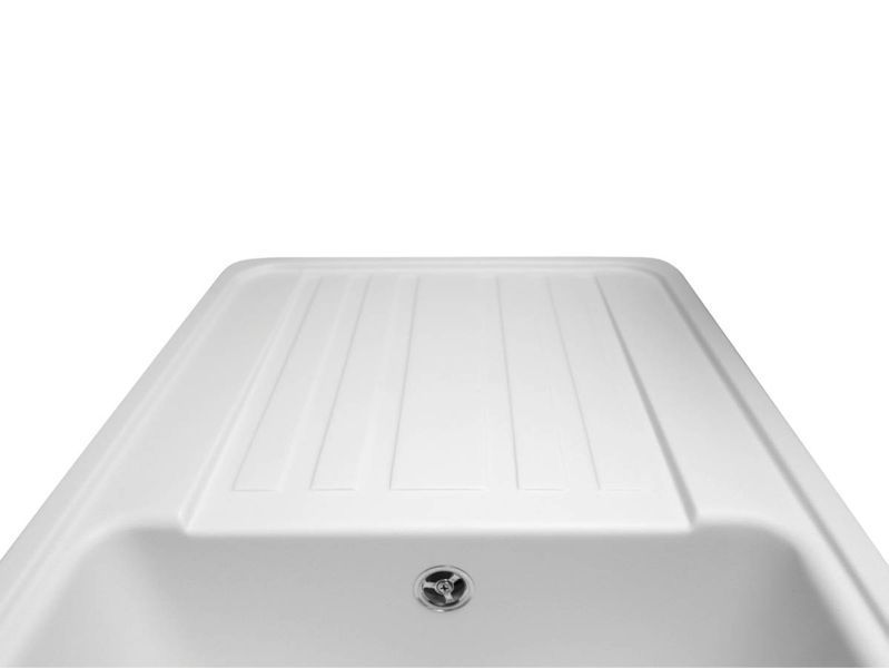 Гранітна мийка Miraggio Versal (0000063) white/біла 502504 фото