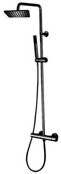 Душевая система Bossini Cosmo L10103000073008 с термостатом (чёрный матовый) 353754 фото