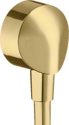 Підключення для душового шлангу Hansgrohe Fixfit 27454990 (золото) 304811 фото