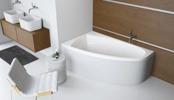 Ванна акриловая Radaway Rineia 160x100 (WA1-31-160x100LS) левая + сифон 534473 фото