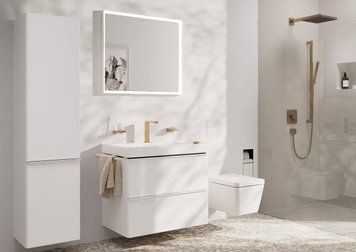 Держатель верхнего душа Hansgrohe E 24337140 настенный 390 мм (бронза) 694288 фото