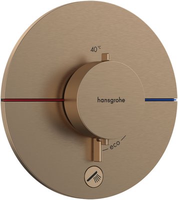 Смеситель для душа Hansgrohe ShowerSelect Comfort S 15562140 скрытого монтажа с термостатом (бронза) 694196 фото