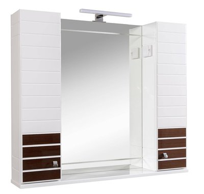 Зеркало для ванной комнаты Аква Родос Империал 95 (АР0002071) венге 126103 фото