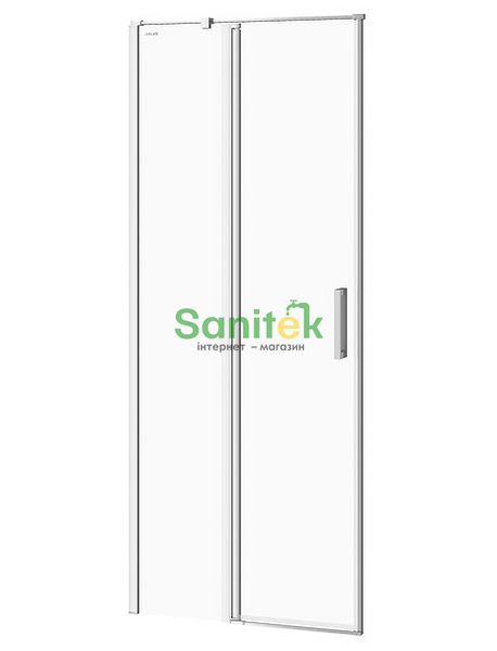 Душевая дверь Cersanit Moduo 80 (S162-003) профиль хром/стекло прозрачное левая 493735 фото