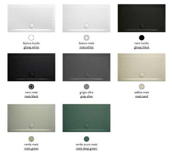 Душевой поддон ArtCeram Texture 100x70 (PDR018 15;00) серый оливковый 221783 фото