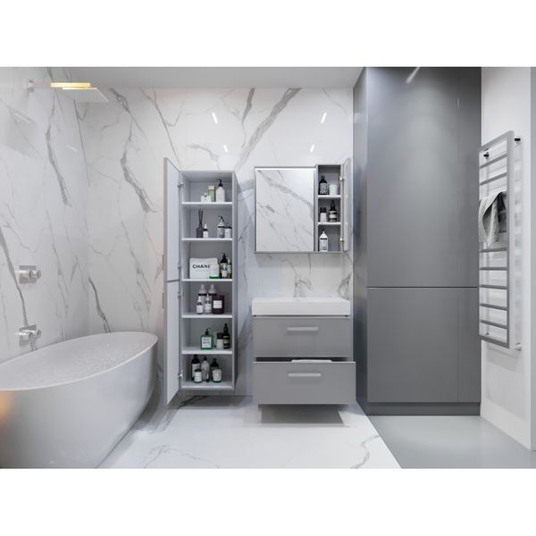 Дзеркало для ванної кімнати Ювента Manhattan MnhMC-70 (чорне) 490496 фото