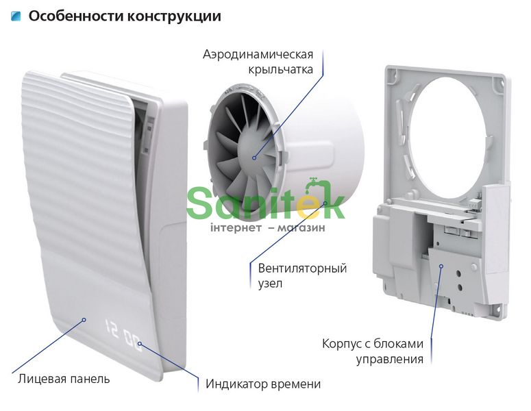 Вентилятор Vents Style Eco Вентс 100 Стайл Эко 359951 фото
