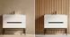 Тумба с умывальником Fancy Marble (Буль-Буль) Stella 100 Stiven (белая) с каркасом 1007509 фото 2