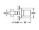 Вентиль Grohe Grohtherm 3000 Cosmopolitan 19470000 (хром) 68918 фото 2