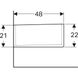 Умывальник Geberit Publica 48x39 см 108000000 для ног (без отверстия и перелива) 278394 фото 4