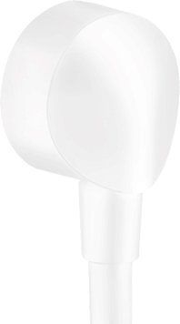 Подключение для душевого шланга Hansgrohe Fixfit 27454700 (белый матовый) 304812 фото