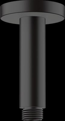 Держатель верхнего душа Hansgrohe Vernis Blend 27804670 потолочный 100 мм (чёрный матовый) 491166 фото