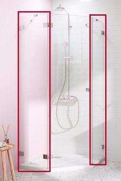 Боковая стенка Radaway Essenza Pro PTJ 80x100 (10100500-01-01) профиль хром/стекло прозрачное 372235 фото