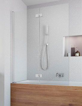 Шторка для ванны Radaway Essenza New PND 100/L (207210-01L) профиль хром/стекло прозрачное 209375 фото