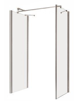 Боковая стенка Radaway Almatea KDJ+S/L2 90x120x90 (31553-01-01L2) профиль хром/стекло прозрачное 209818 фото