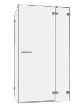 Душова кабіна Radaway Euphoria KDJ 120x110 R (383812-01R+383240-01R+383053-01) хромоване кріплення/скло прозоре 268173 фото