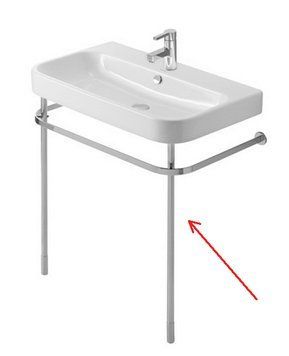 Консоль для умывальника Duravit 0030771000 123284 фото